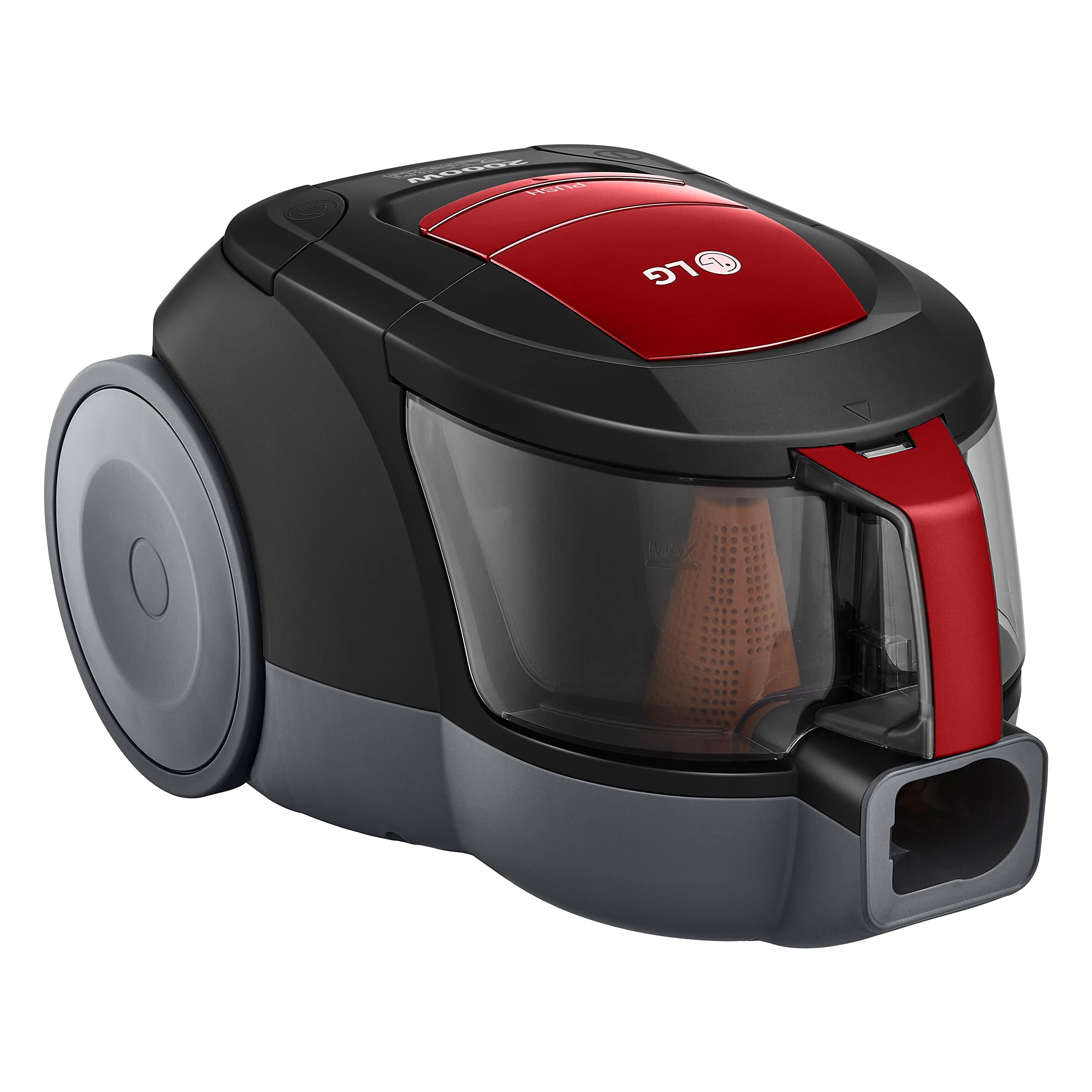 LG Bagless Vacuum Cleaner, 1.3 Liter Dust Capacity, Long Lasting Suction Power, 2000 Watt, Pearl Sparkle Red إل جي مكنسة كهربائية بدون كيس سعة 1.3 لتر من الغبار، قوة شفط تدوم طويلا، 2000 واط، احمر لؤلؤي LG Bagless Vacuum Cleaner, 1.3 Liter Dust Capacity, Long Lasting Suction Power, 2000 Watt, Pearl Sparkle Red إل جي مكنسة كهربائية بدون كيس سعة 1.3 لتر من الغبار، قوة شفط تدوم طويلا، 2000 واط، احمر لؤلؤي